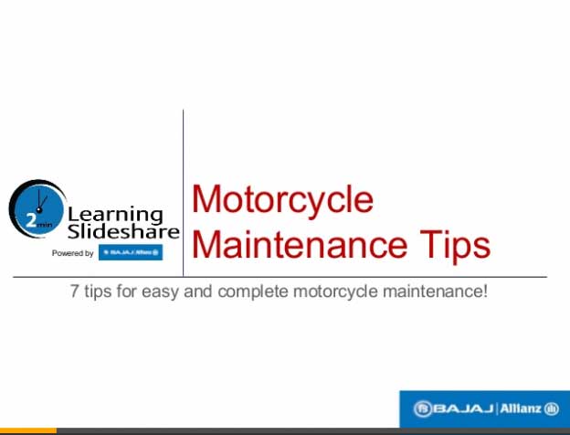 Motorcycle Maintenance Tips