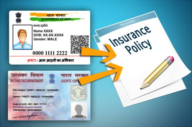 Linking your Aadhaar and PAN card to your insurance policy