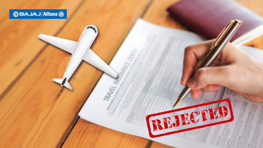 Reasons for Travel insurance claim rejection