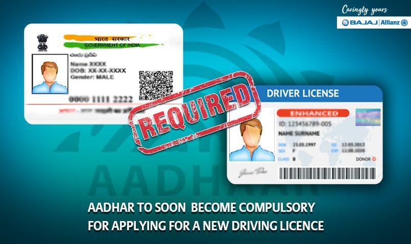 Aadhaar Card for Driving License